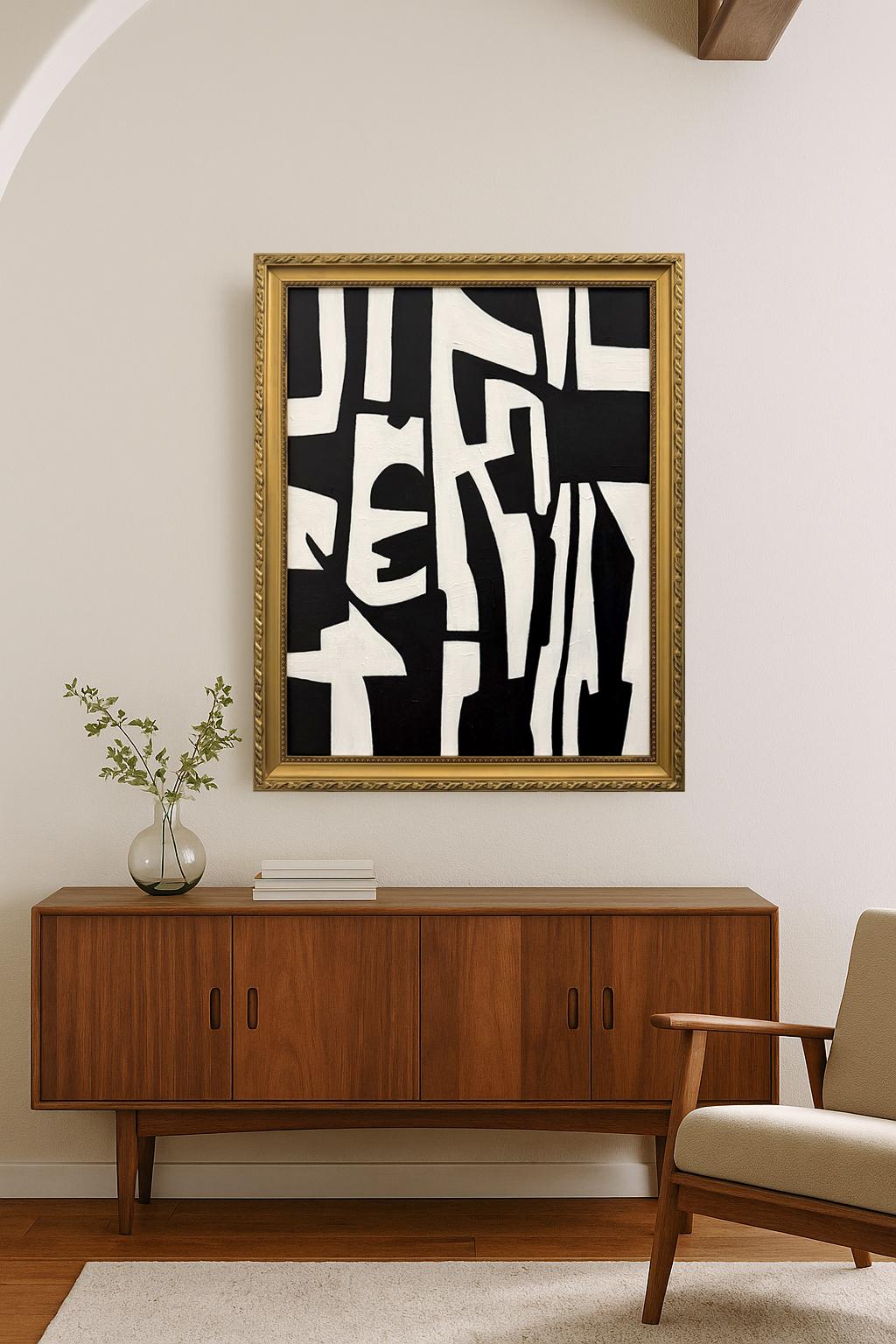 Changement de terrain - Abstrait Painting par Ilana Greenberg