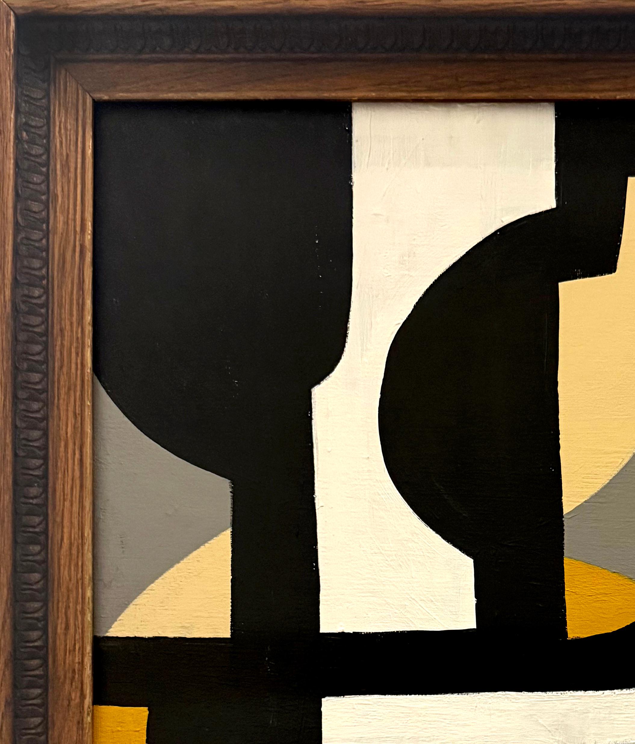 Structured Silence - Abstract Geometric Painting by Ilana Greenberg