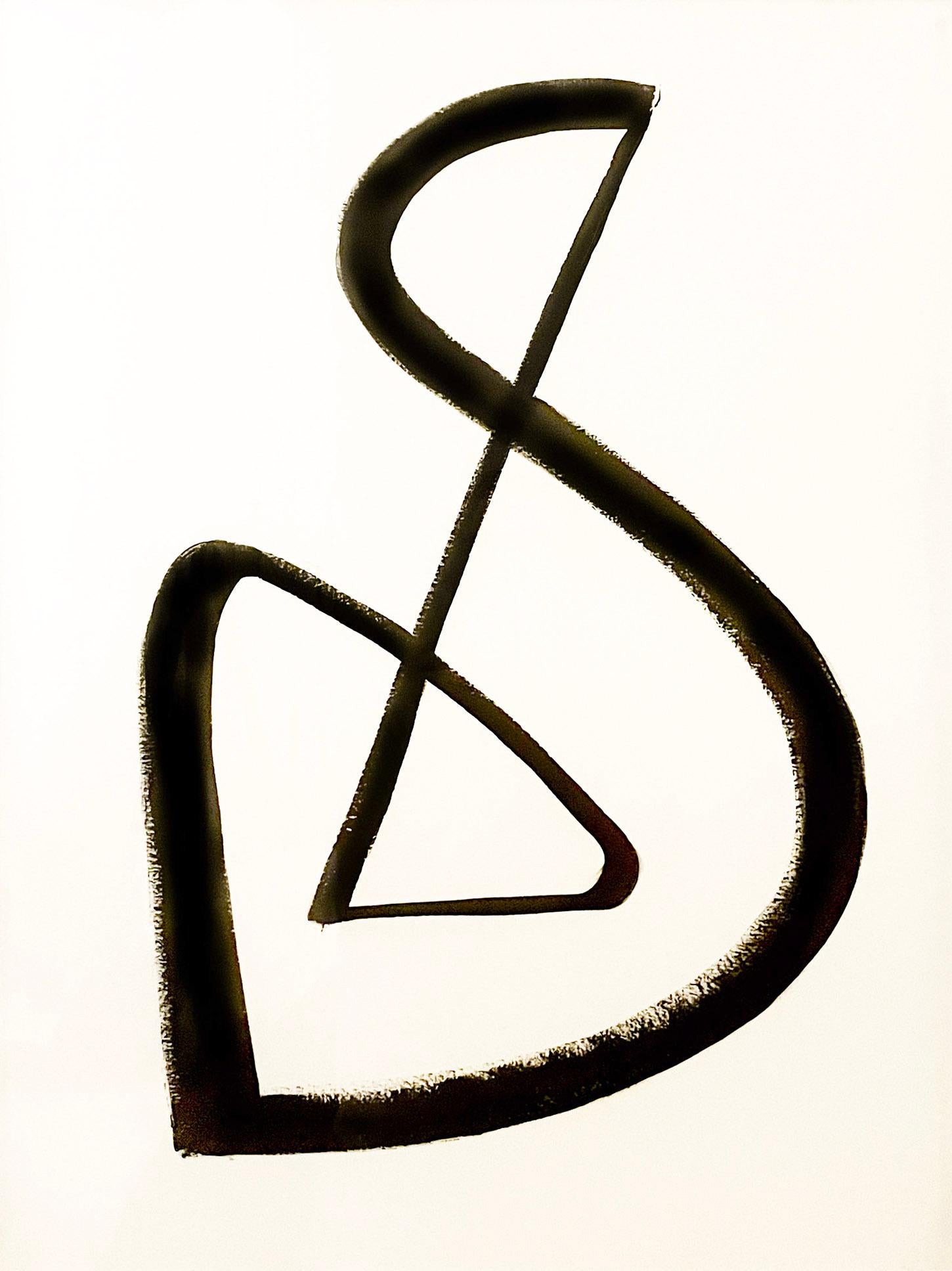 Unsung Symphony - White Abstract Painting by Ilana Greenberg