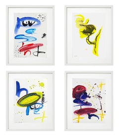 Hope ducks 3 - abstract painting