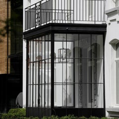 ILFORD LARGE CLOSED TOP dark bronze ribbed glass