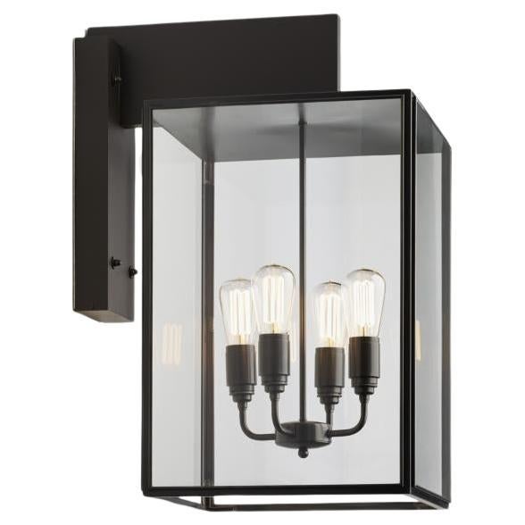 ILFORD WALL LARGE dark bronze clear glass For Sale