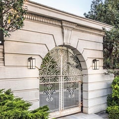 ILFORD WALL LED - DALI dark bronze ribbed glass