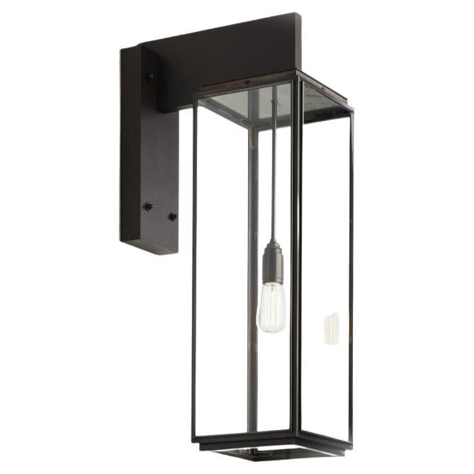 ILFORD WALL ON BRACKET 700 dark bronze clear glass For Sale