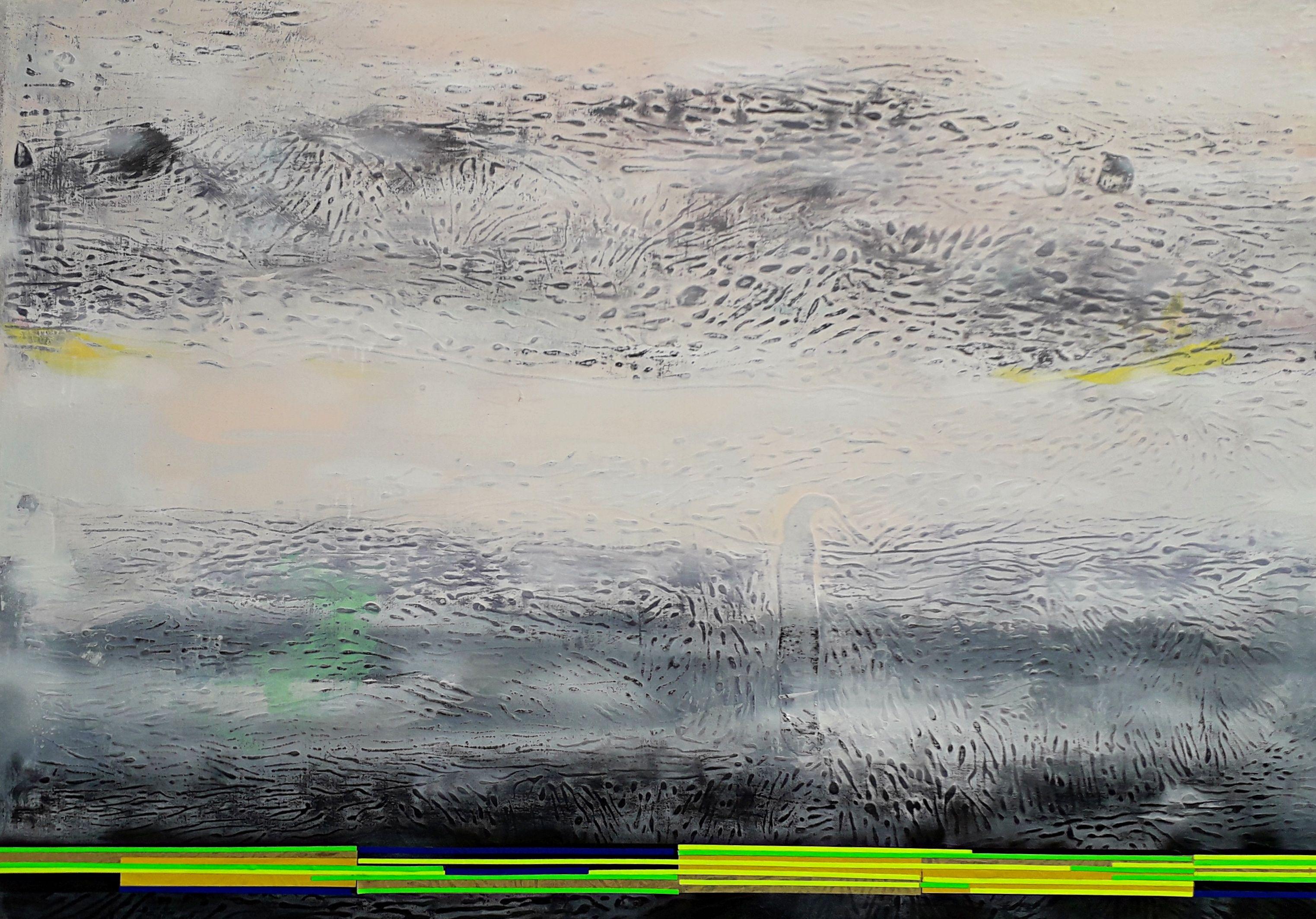 Eine weitere Dimension 8, Gemälde, Acryl auf Leinwand – Painting von ILGVARS ZALANS