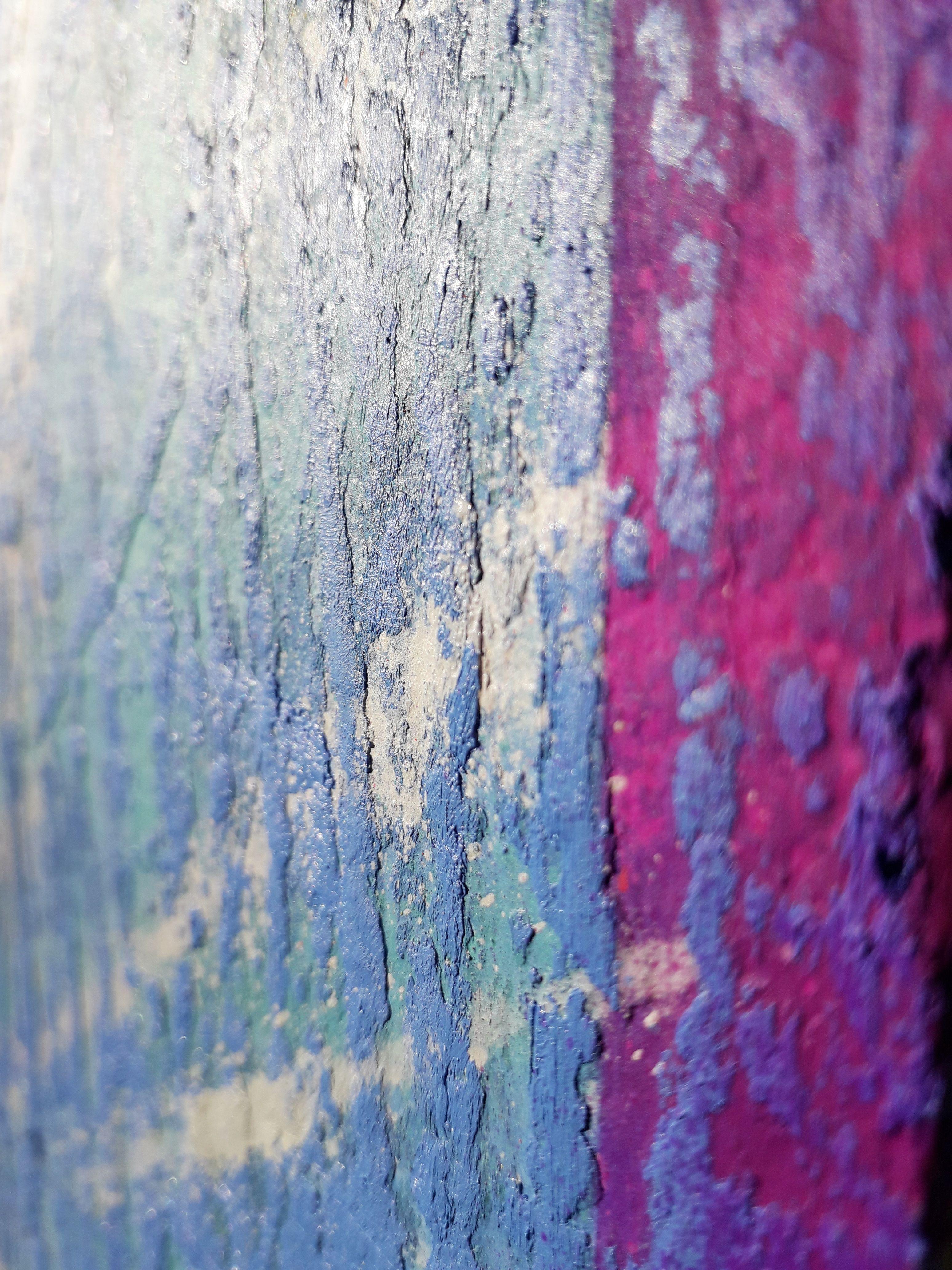 Bunte Landschaft 12/22, Gemälde, Öl auf Leinwand (Abstrakt), Painting, von ILGVARS ZALANS