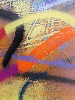 colorful landscape 33/22, Painting, Acrylic on Canvas