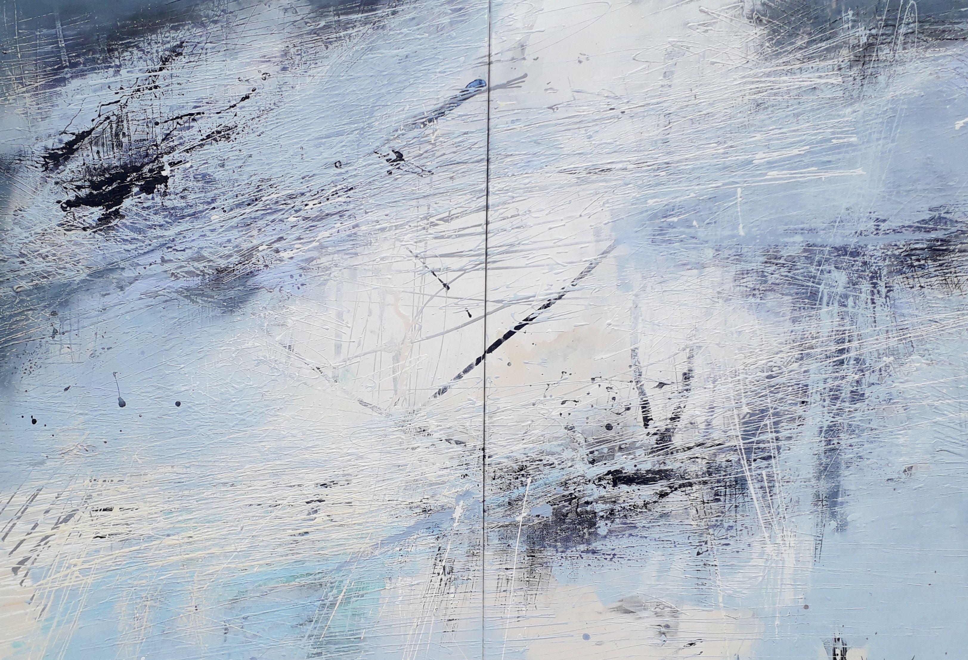 paesaggio colorato 38/22, Pittura, Acrilico su tela - Painting di ILGVARS ZALANS