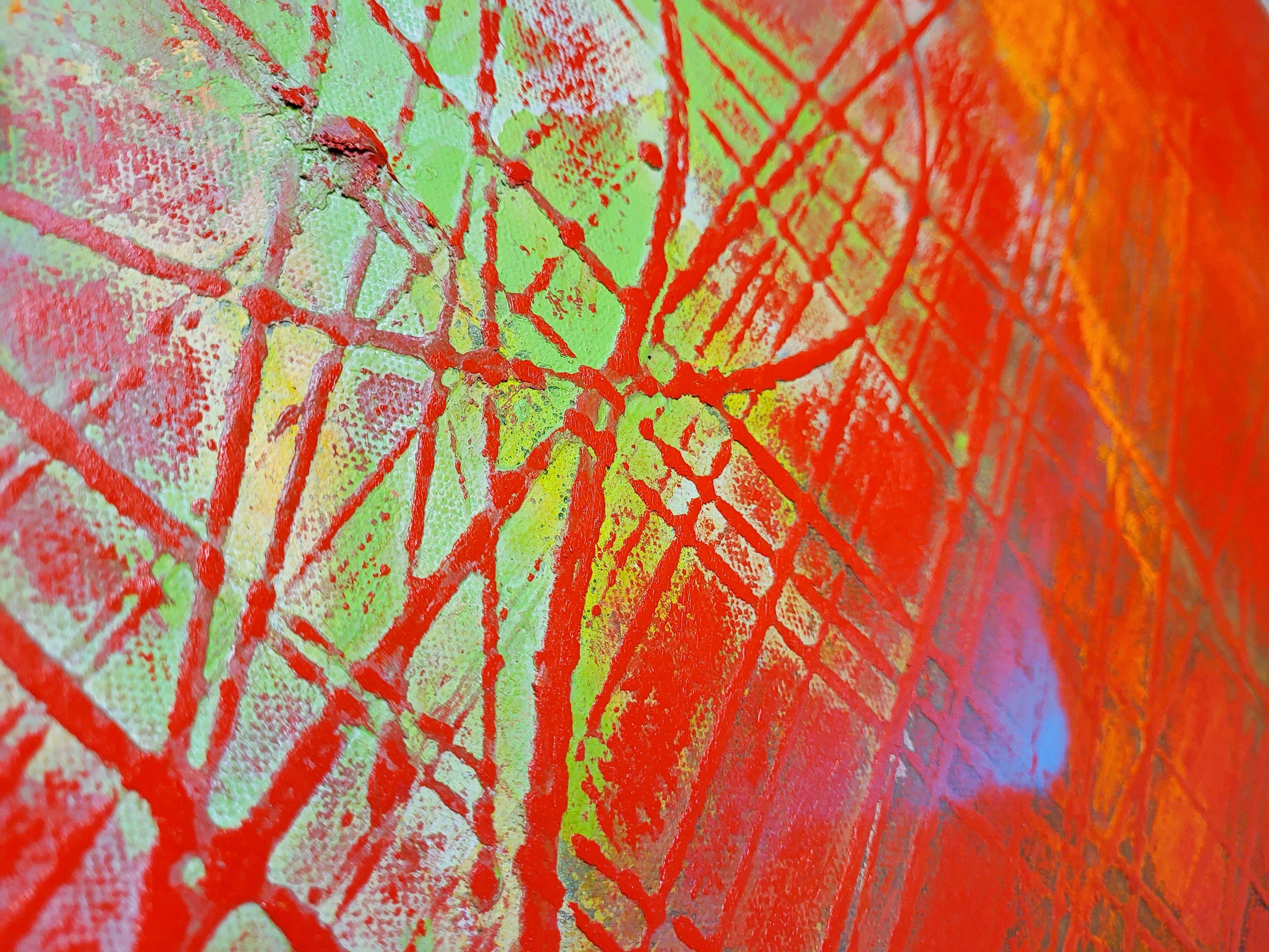 colorful landscape 63/22, Painting, Acrylic on Canvas For Sale 1