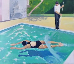 Arte georgiano contemporáneo de Ilia Balavadze - Blue Pool