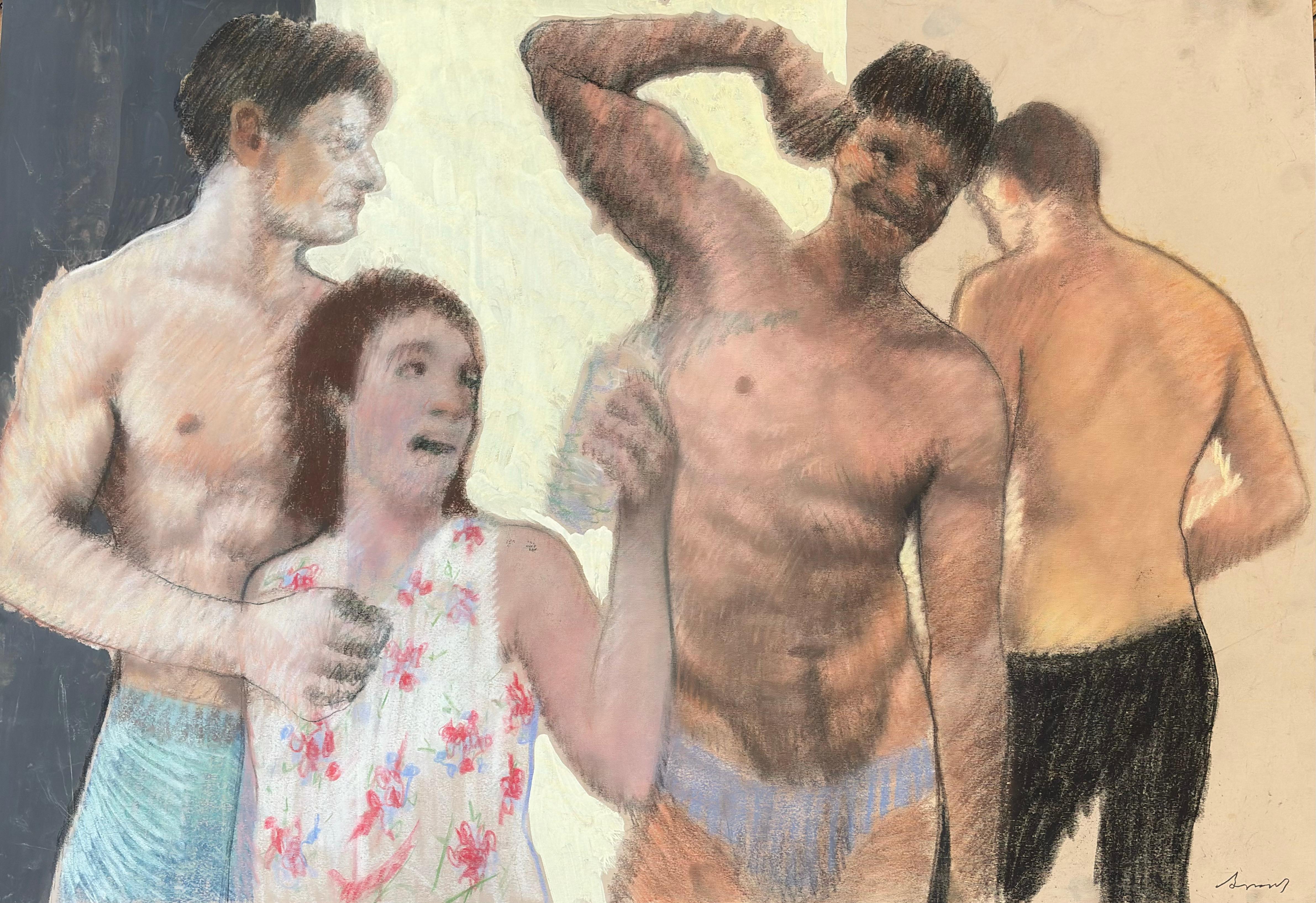 Pastello su carta

Ilia Balavadze è un artista georgiano nato nel 1968 che vive e lavora a Tbilisi, in Georgia. Dal 1987 al 1993 ha studiato pittura presso l'Accademia Statale d'Arte di Tbilisi. In seguito, per molti anni, lavorò alla pittura delle