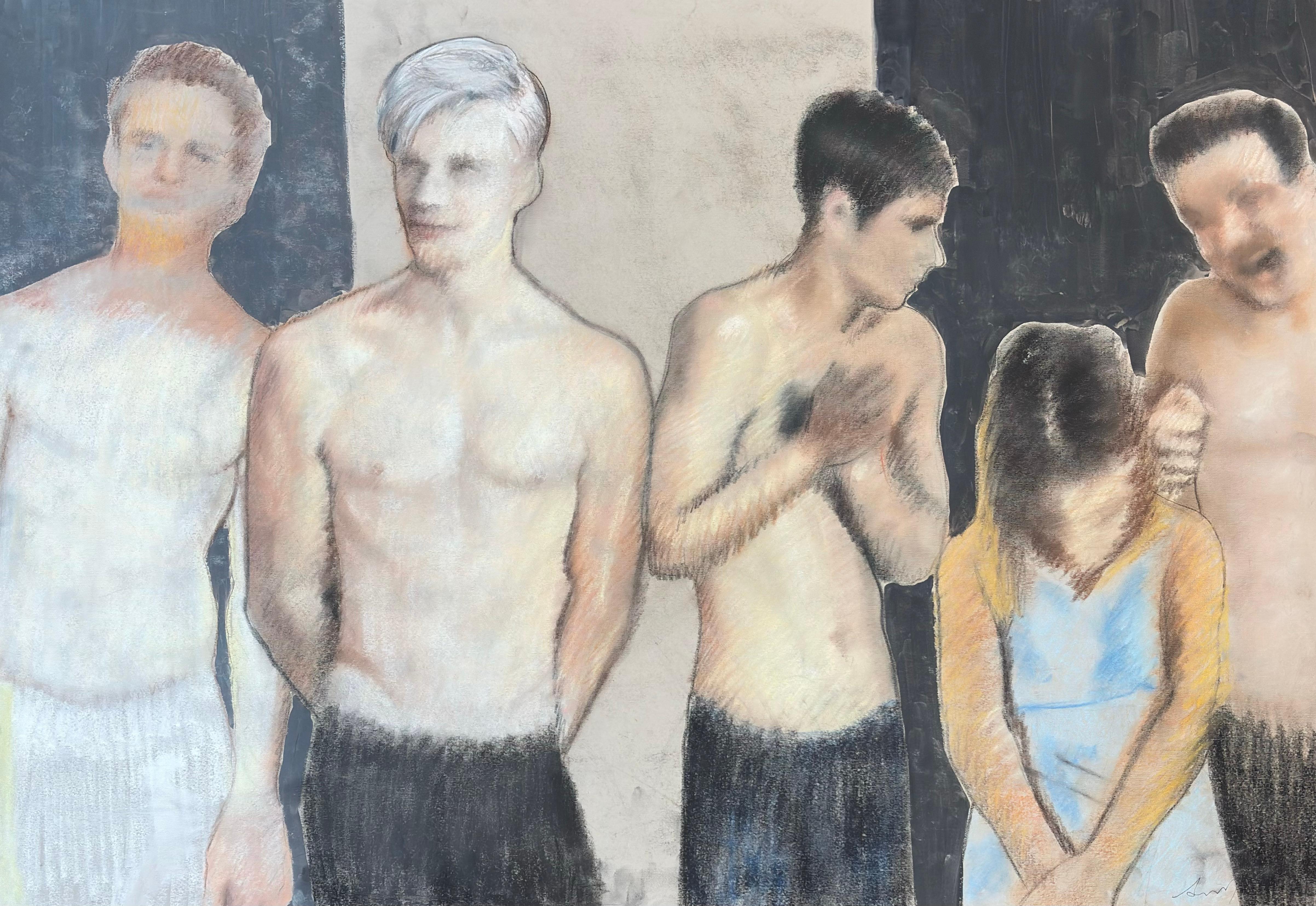 Pastello su carta

Ilia Balavadze è un artista georgiano nato nel 1968 che vive e lavora a Tbilisi, in Georgia. Dal 1987 al 1993 ha studiato pittura presso l'Accademia Statale d'Arte di Tbilisi. In seguito, per molti anni, lavorò alla pittura delle
