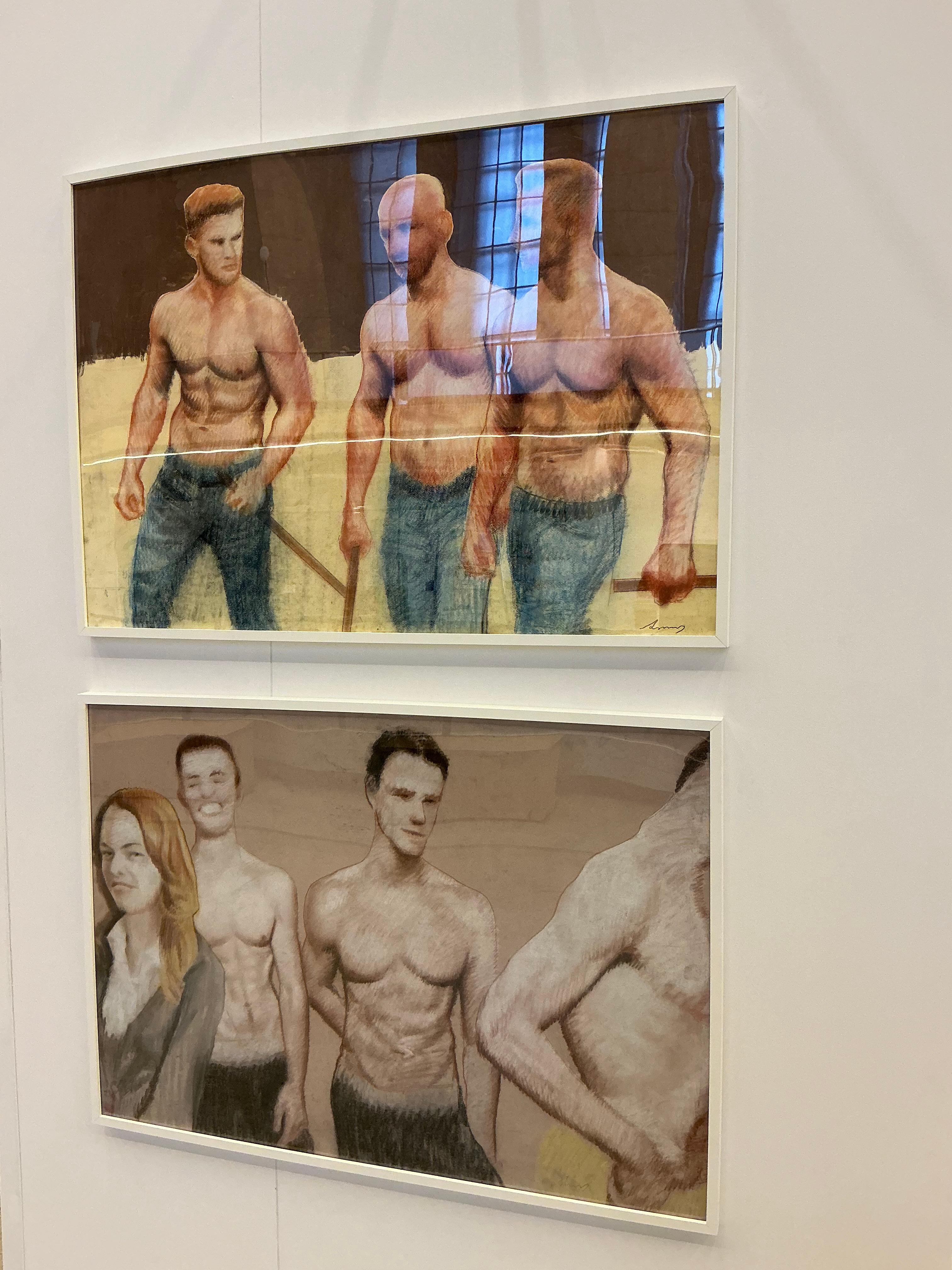 Arte contemporanea georgiana di Ilia Balavadze - Dietro le quinte 3 in vendita 2