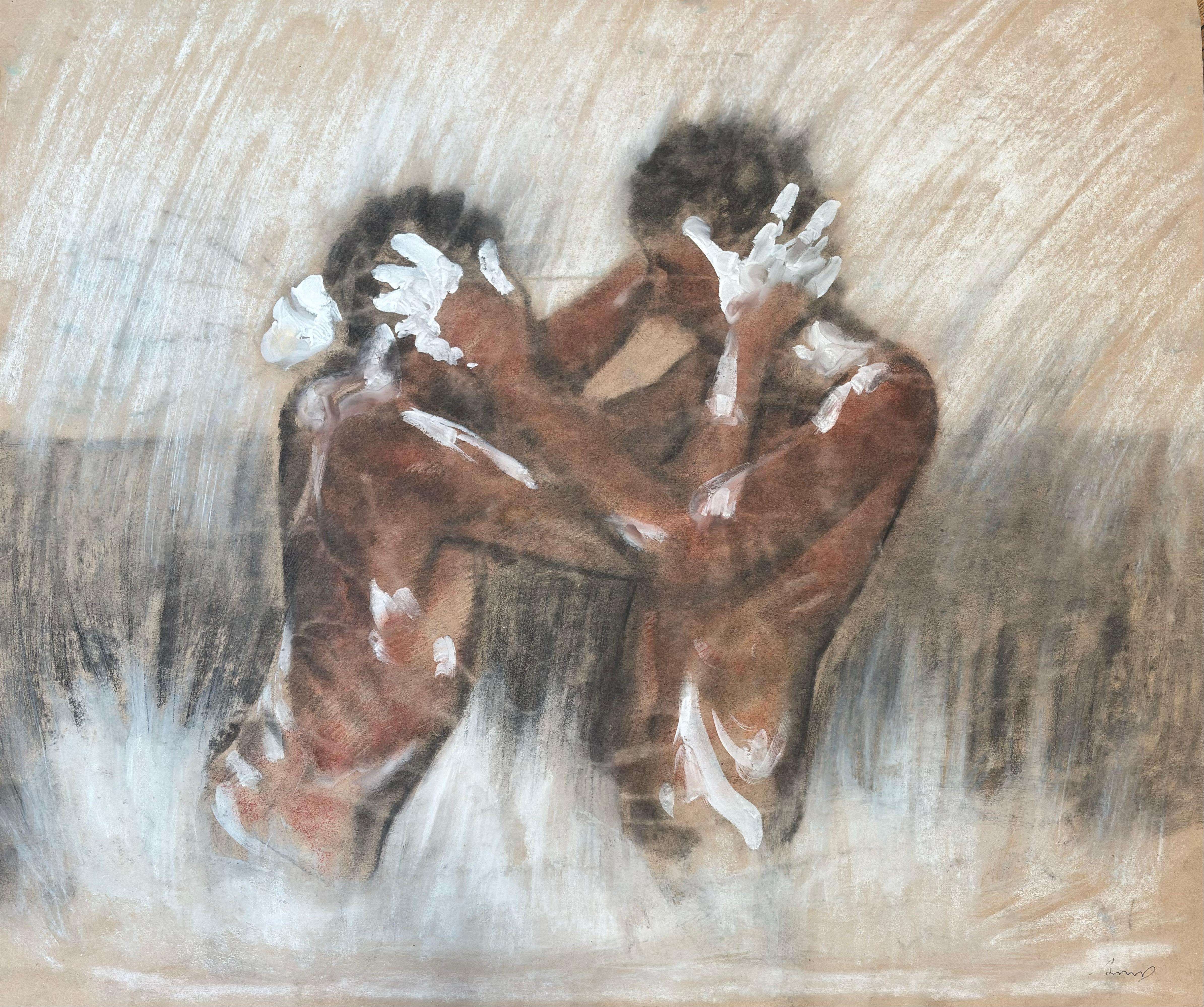 Pastel seco sobre papel

Ilia Balavadze es un artista georgiano nacido en 1968 que vive y trabaja en Tiflis, Georgia. De 1987 a 1993, estudió pintura en la Academia Estatal de Arte de Tiflis. Después y durante muchos años, trabajó pintando las