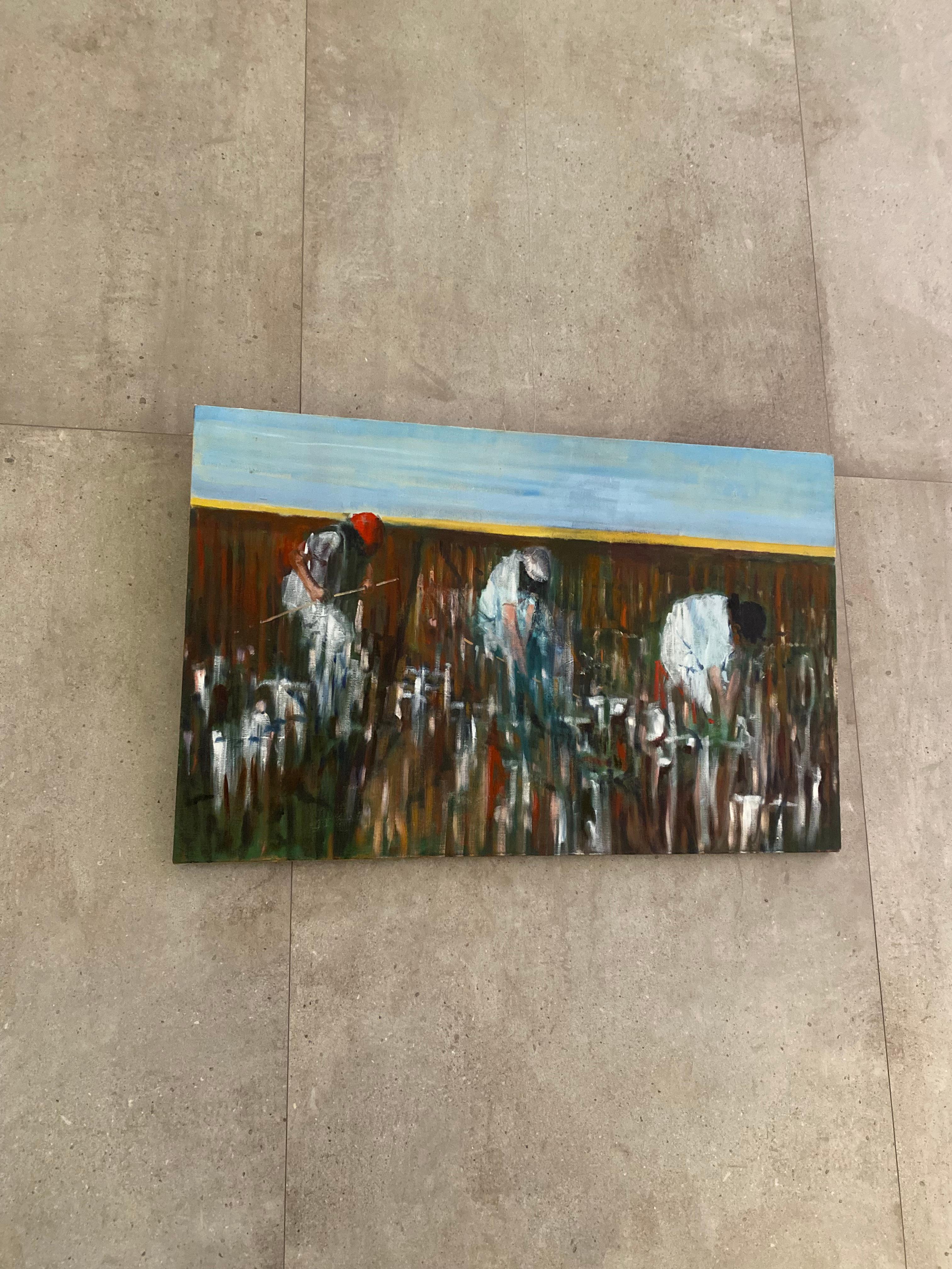 Arte contemporáneo georgiano de Ilia Balavadze - Sobre el terreno en venta 1