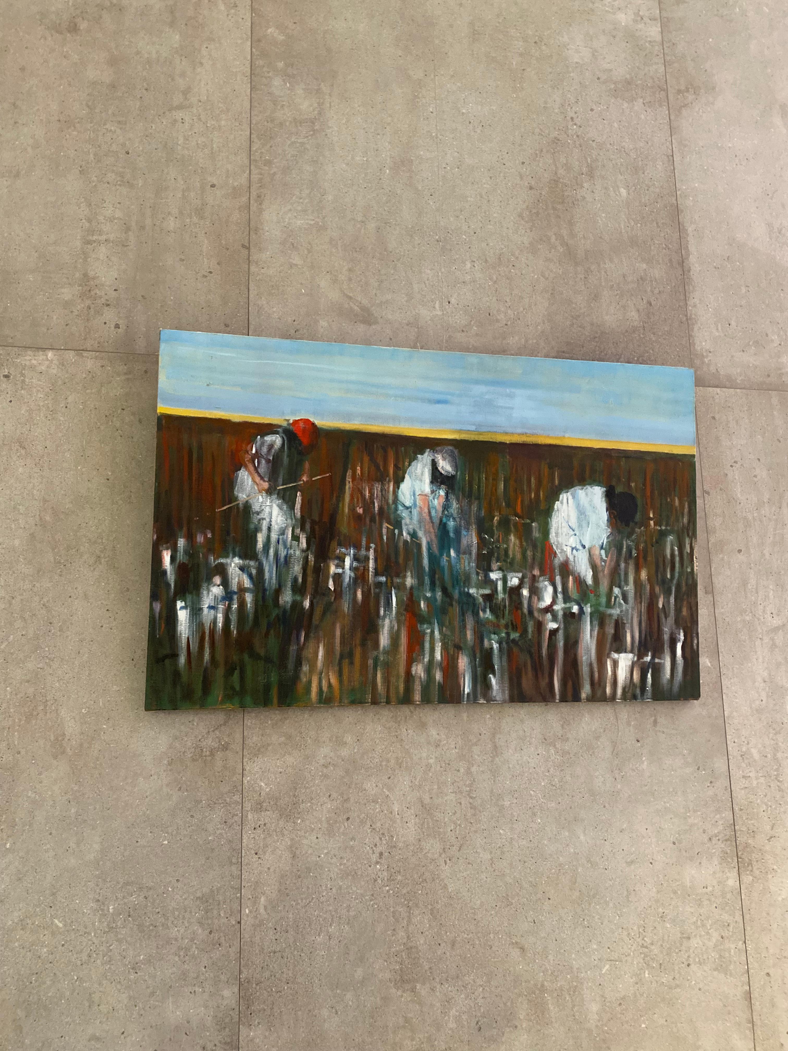 Georgian Contemporary Art by Ilia Balavadze - In the Field For Sale 2