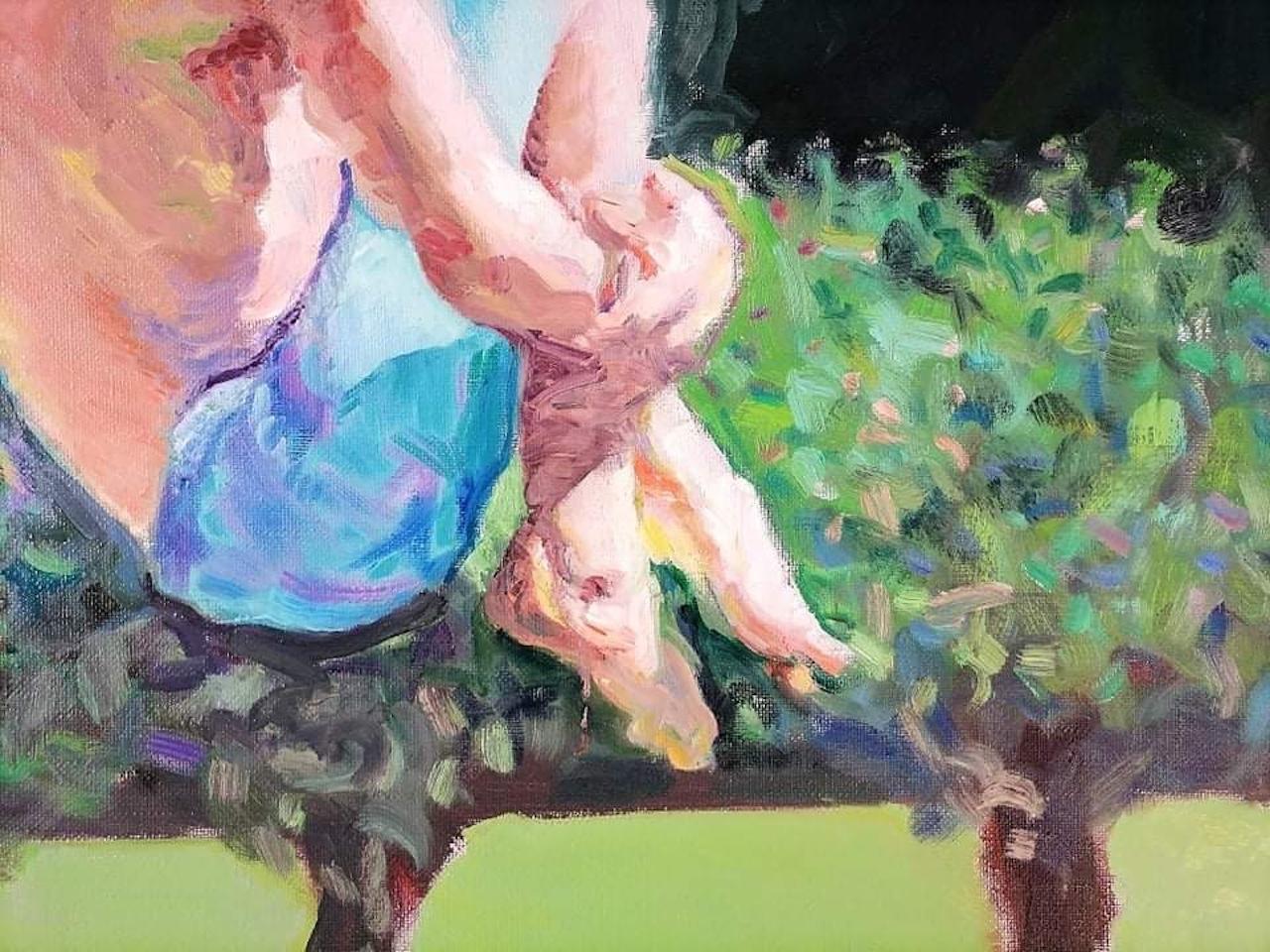 Zeitgenössische georgische Kunst von Ilia Balavadze - The Pool im Angebot 1