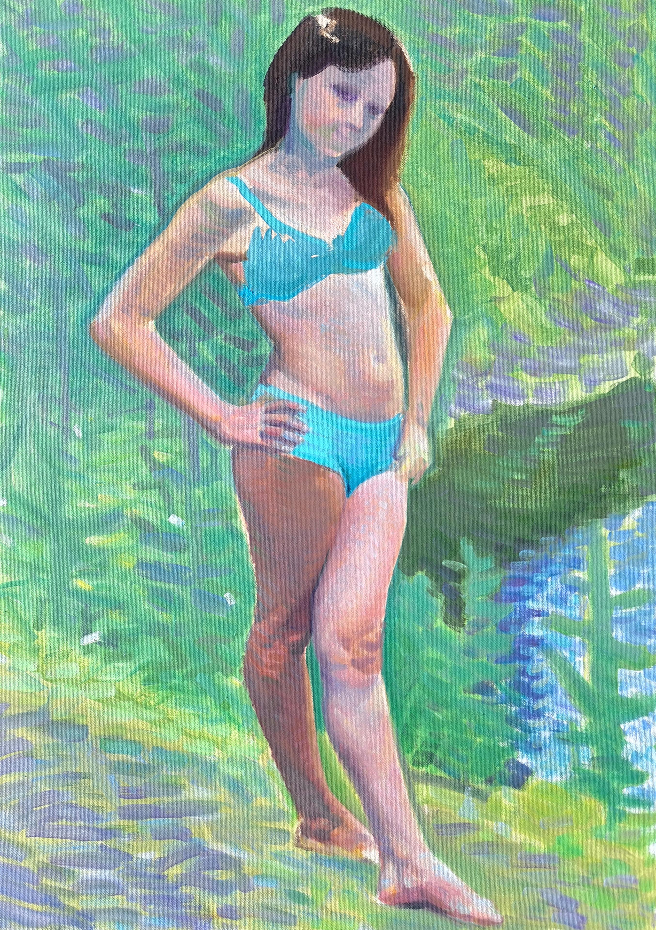 Oil on canvas,

Ilia Balavadze is a Georgian artist born in 1968 who lives and works in Tbilisi, Georgia. From 1987 to 1993, he studied the painting at the Tbilisi State Academy of Art. Afterwards and for many years, he worked on painting the walls