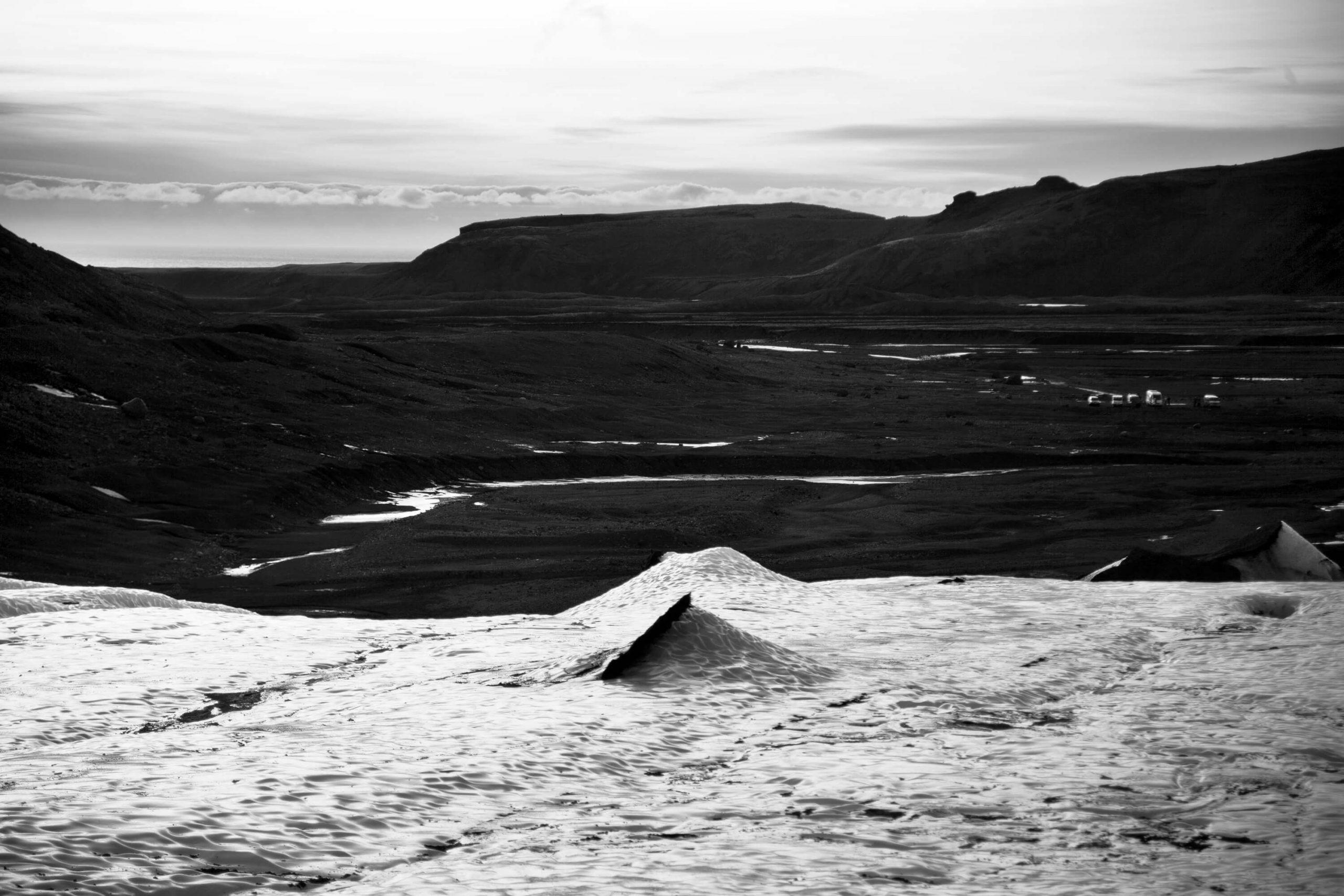 Iliana Ortega Landscape Photograph - Sólheimajökull Glacier,  Iceland, 2011