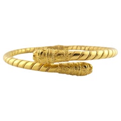 Ilias Lalanounis 18K Yellow Gold Double Dragon Choker #16164