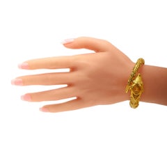 Ilias Lalaounis 18 Karat Yellow Gold Ram Bracelet