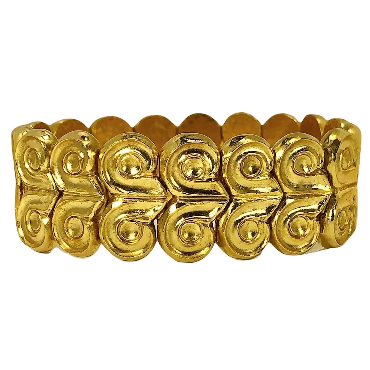 Broche Sculpturale Importante Signée Ilias Lalaounis - En Or Jaune - Bijou D'occasion
