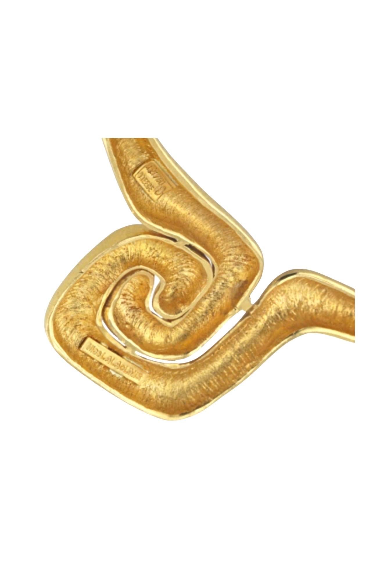 Ilias Lalaounis Halskette mit 18 Karat gehämmertem Gold-Labyrinth-Kragen im Angebot 1
