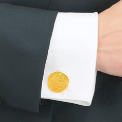 Ilias Lalaounis Ancient Gold Coin Motif Cufflinks