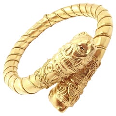 Ilias Lalaounis Chimera Yellow Gold Bangle Bracelet