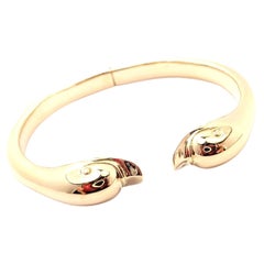 Ilias Lalaounis Dolphins Yellow Gold Bangle Bracelet