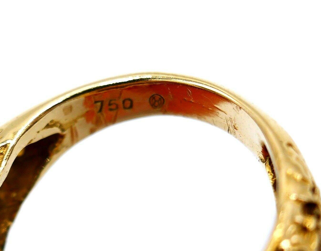 Ilias Lalaounis Filigree Yellow Gold Aries Astrological Ram Bypass Ring In Excellent Condition In Beverly Hills, CA