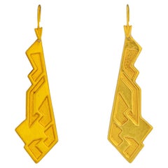 Ilias lalaounis Geometric Drop Earrings