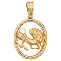 Ilias Lalaounis Pendant Frosted Rock Crystal 18k Yellow Gold Animal Motif 
