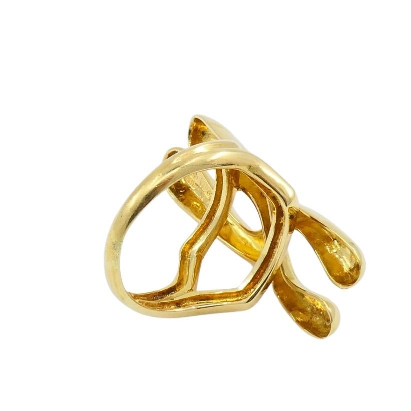 Bague Ilias Lalaounis en or 18k Motif chromosomique en vente 1