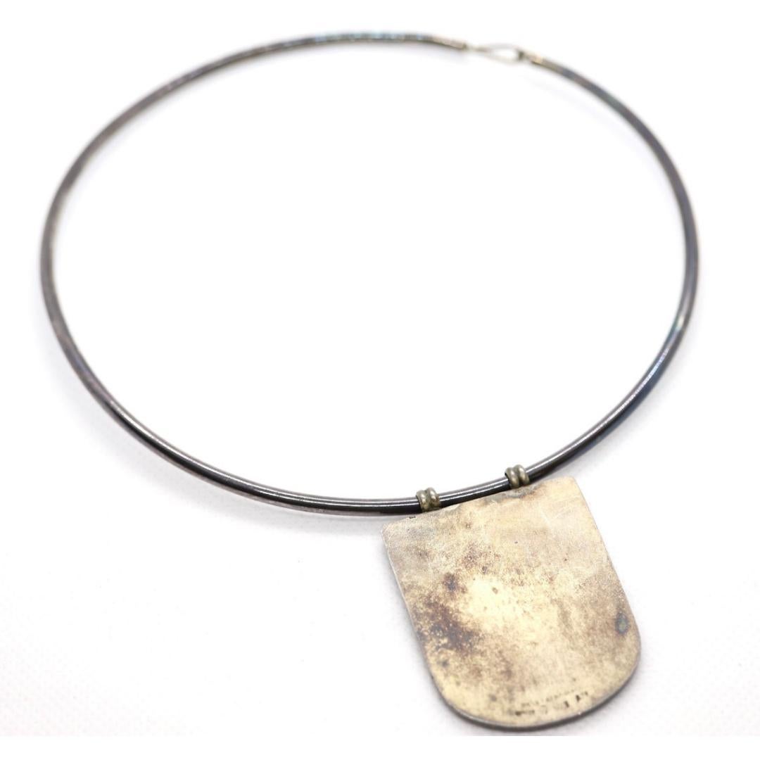 Ilias Lalaounis Sterlingsilber Wappenschild Chocker Halskette im Angebot 6