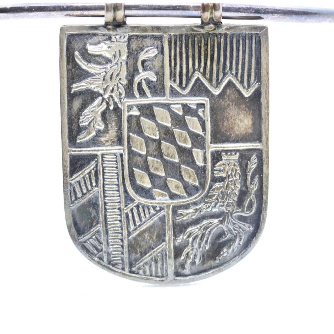 Ilias Lalaounis Sterlingsilber Wappenschild Chocker Halskette im Angebot 1