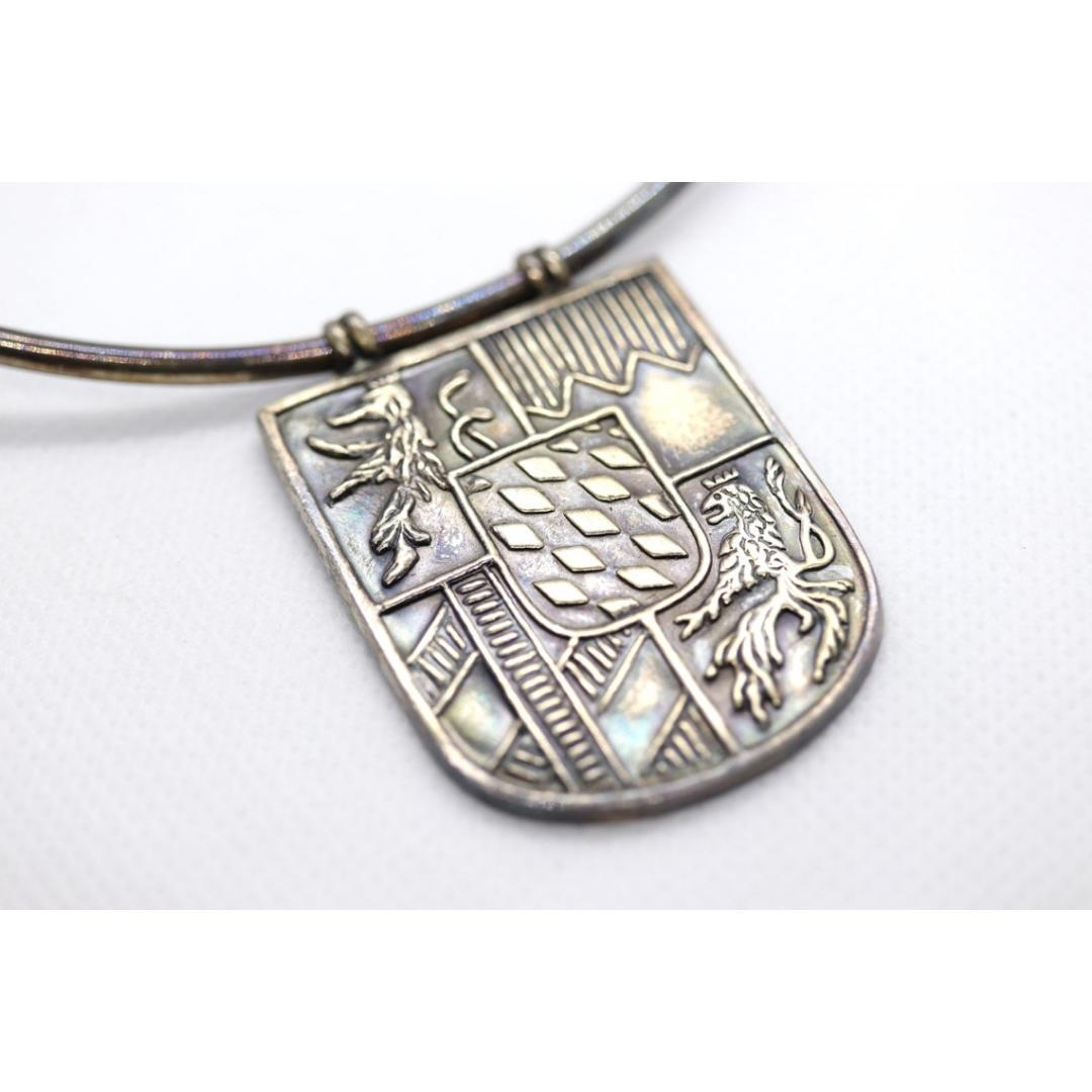 Ilias Lalaounis Sterlingsilber Wappenschild Chocker Halskette im Angebot 2