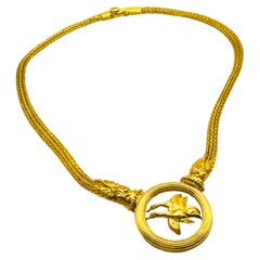 Ilias Lalaounis Vintage 18K Yellow Gold Necklace 