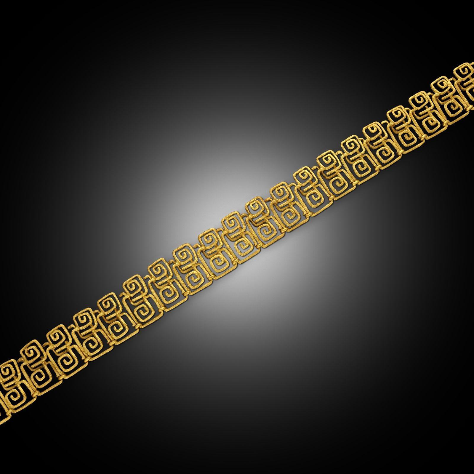 Ilias Lalaounis Vintage 'Neo-Geometric' Necklace in 18ct Yellow Gold circa 1973 en vente 3