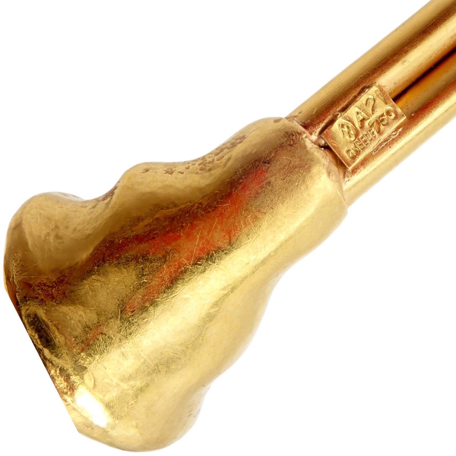 Collana Ilias Lalaounis Vintage con motivo a spirale e collare in oro giallo in vendita 1