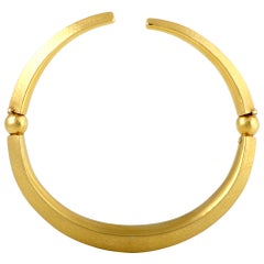 Ilias Lalaounis 18 Karat Yellow Gold Choker Omega Necklace