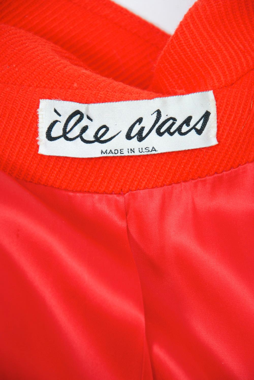 Ilie Wacs Red Trench-style Coat 5