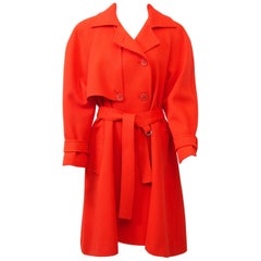 Ilie Wacs Red Trench-style Coat