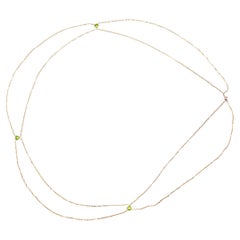 Ilium Wing, Summon 14k Gold Waist Chain with Fair Trade Peridot