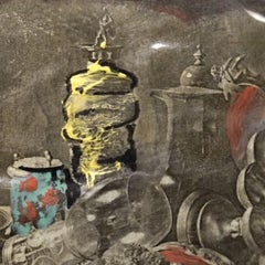 Dwellings Série 3  : collage technique mixte