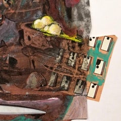 Dwellings Series 7 : collage technique mixte