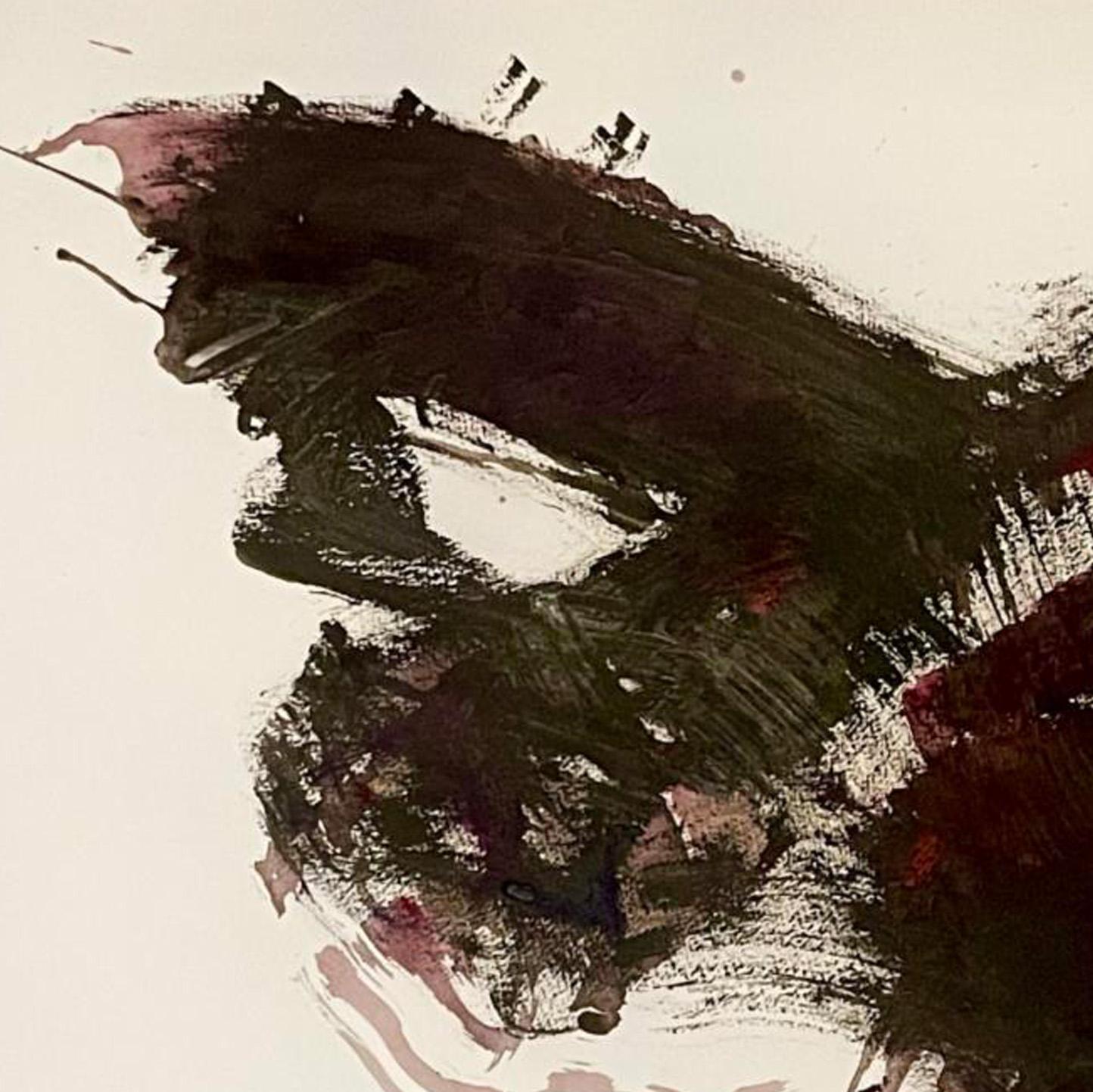 NESSUN RIENTRO I.1 : Lavoro astratto su carta - Painting Astratto di Iliyan Ivanov