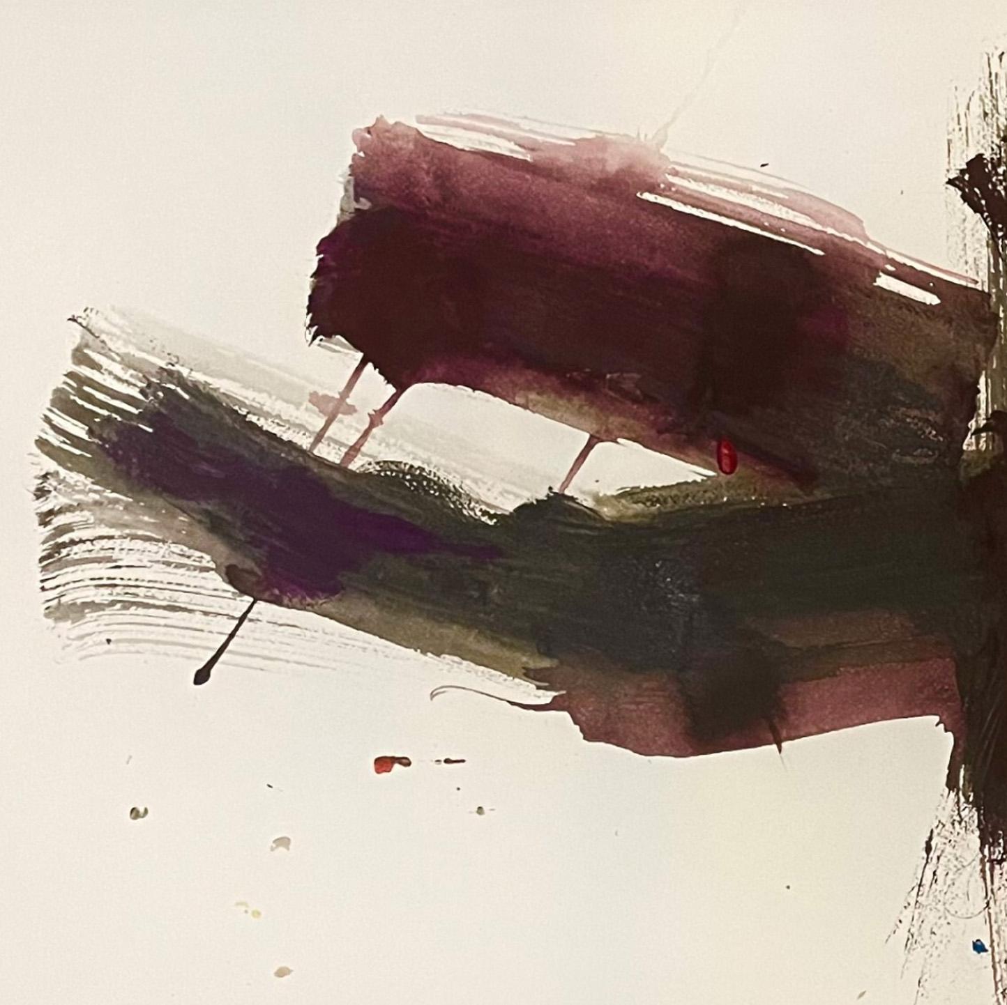 NESSUN RIENTRO I.2 : Lavoro astratto su carta - Painting Astratto di Iliyan Ivanov