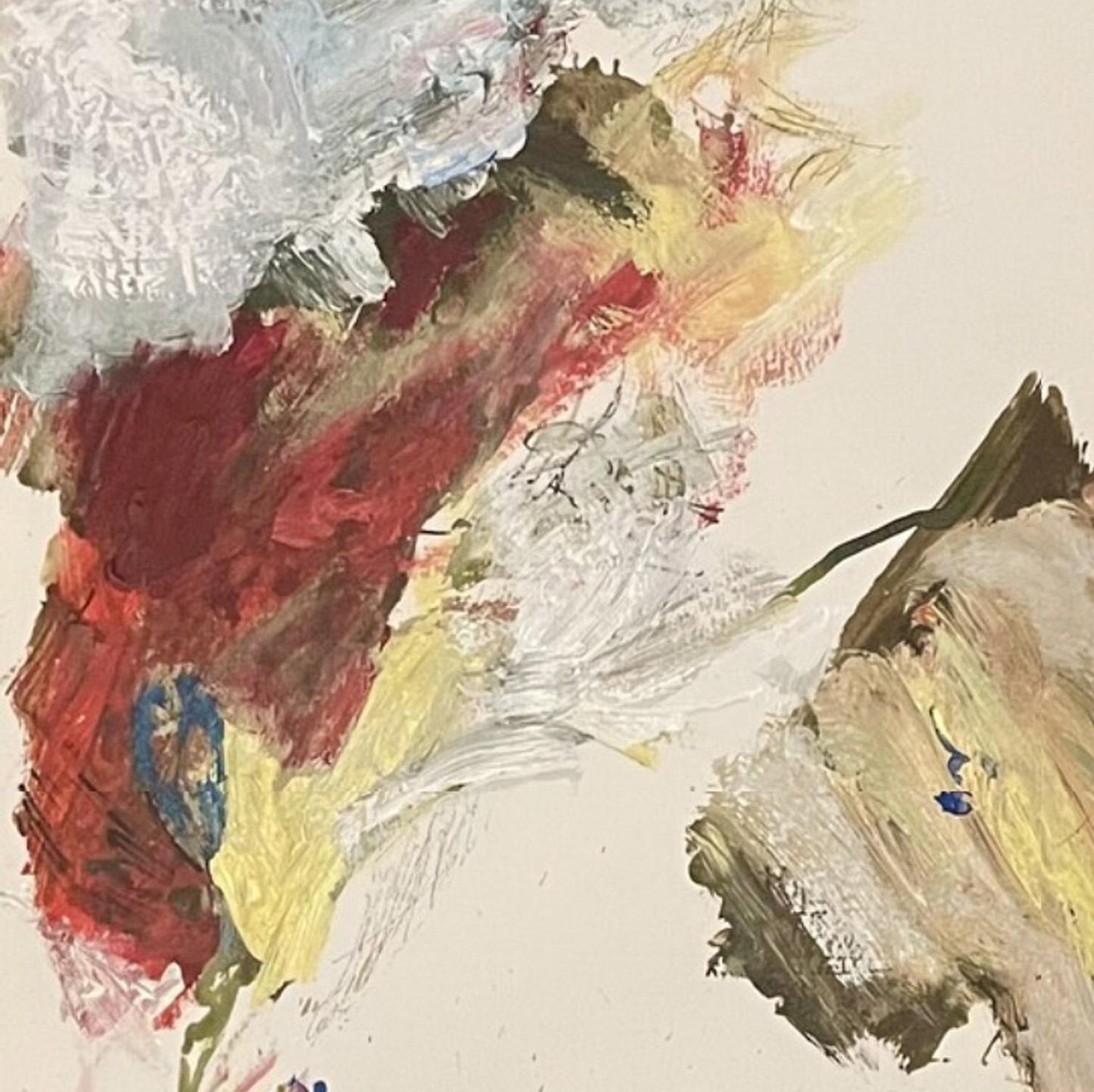 NESSUN RIENTRO II.2 : Lavoro astratto su carta - Painting di Iliyan Ivanov