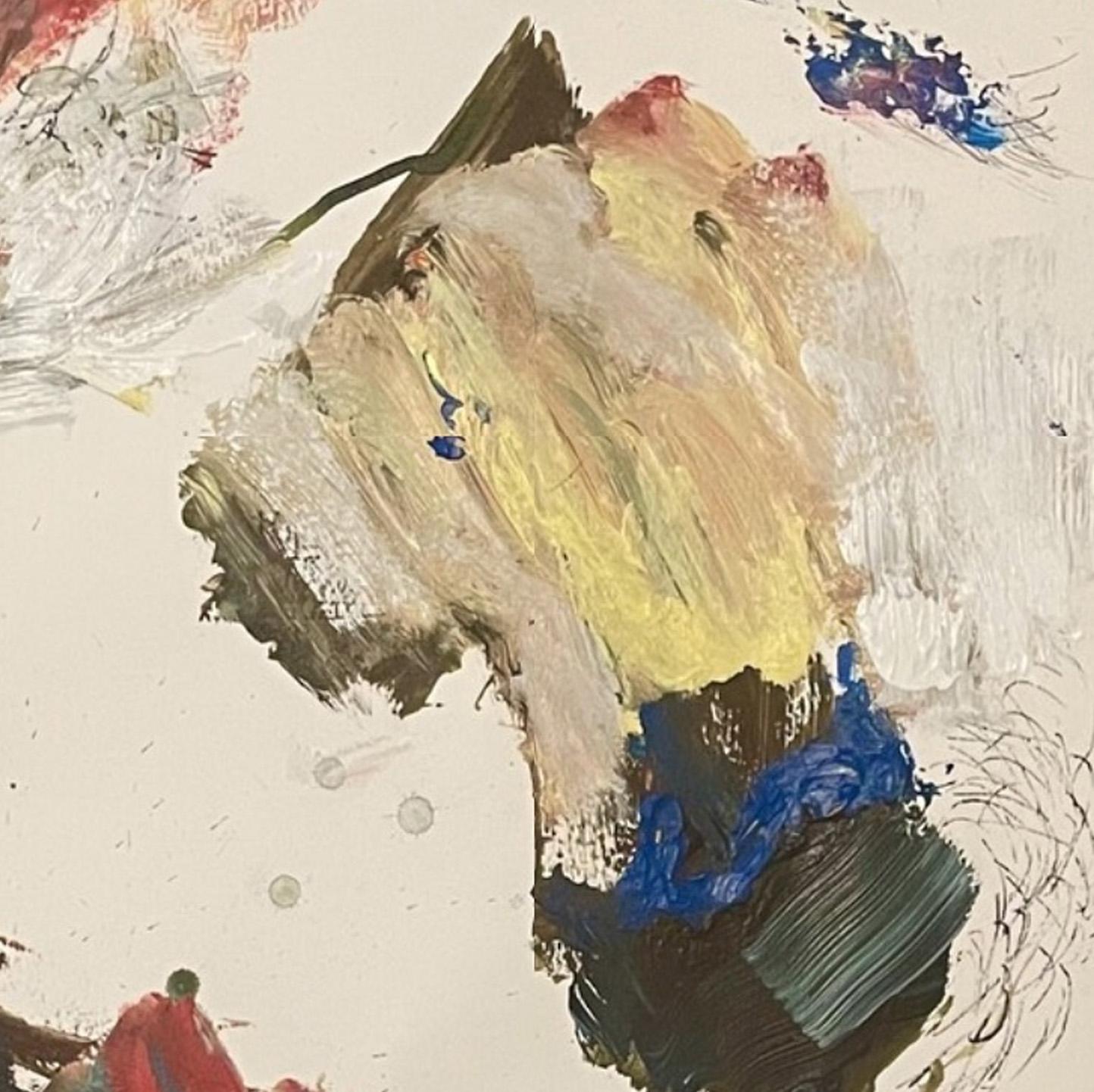 NESSUN RIENTRO II.2 : Lavoro astratto su carta - Painting Astratto di Iliyan Ivanov